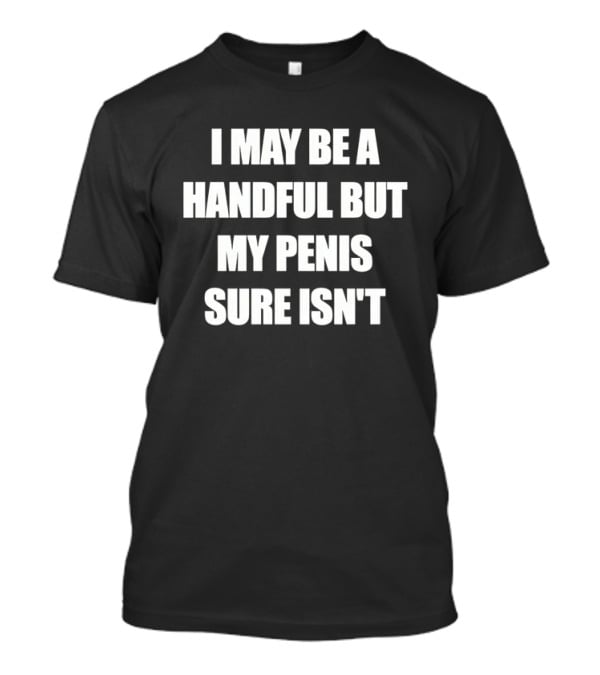 I May Be A Handful But My Penis Sure Isn't T-Shirt