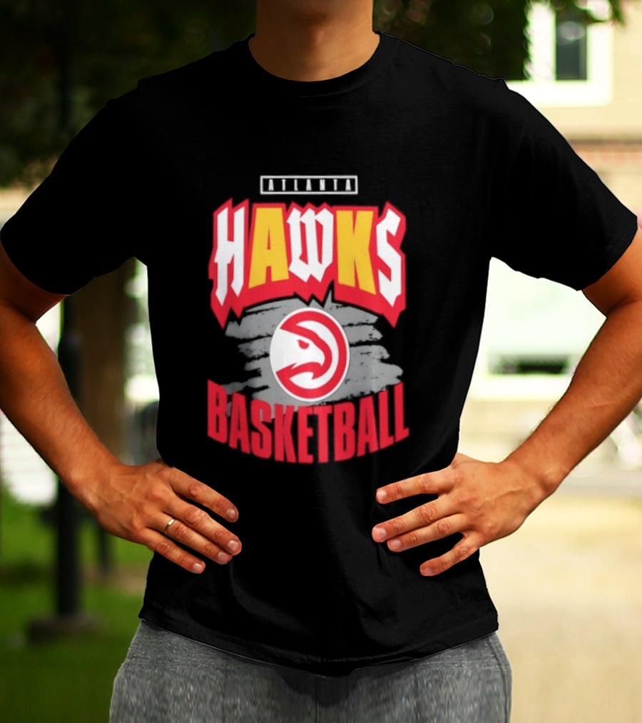 NBA 2026 Atlanta Hawks Basketball Game Night T-Shirt