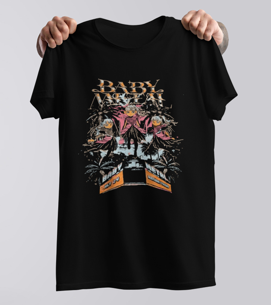 BABYMETAL Countdown Unique Trio T-Shirt