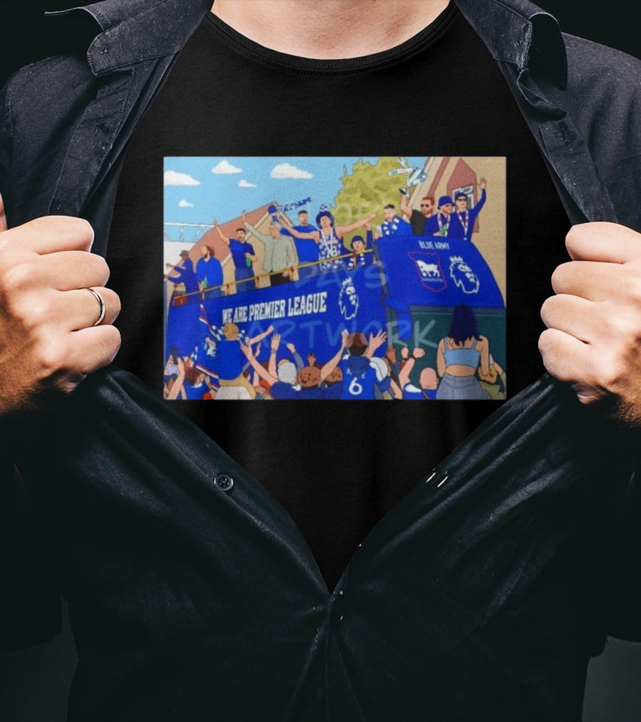 Ipswich Town Blue Army We Are Premier League Celebration Parade T-Shirt
