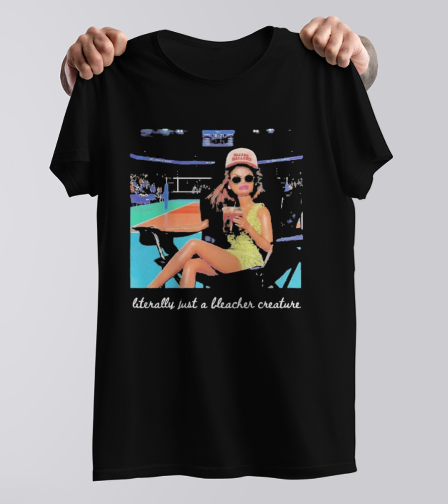 Barbie Maars Attack Volleyball Literally Just A Bleacher Creature T-Shirt