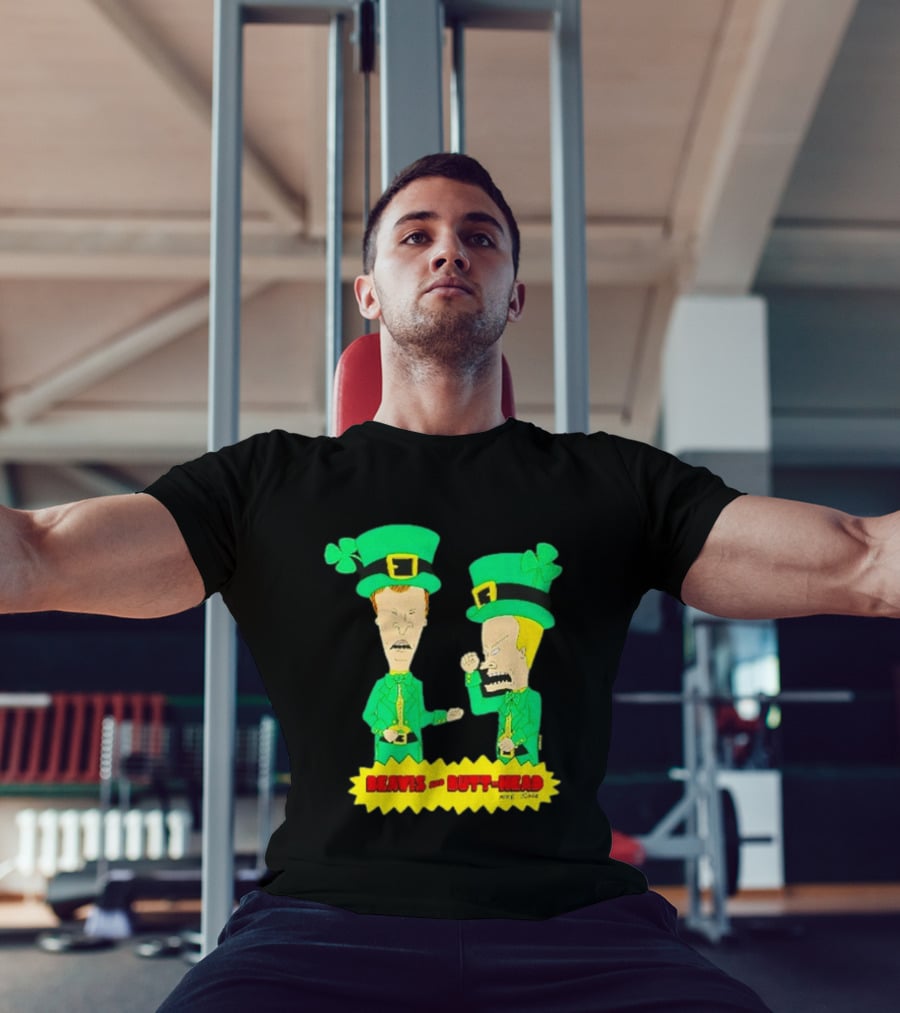 Beavis And Butt Head Leprechaun Costumes Green Bay Packers Mike Judge T-Shirt