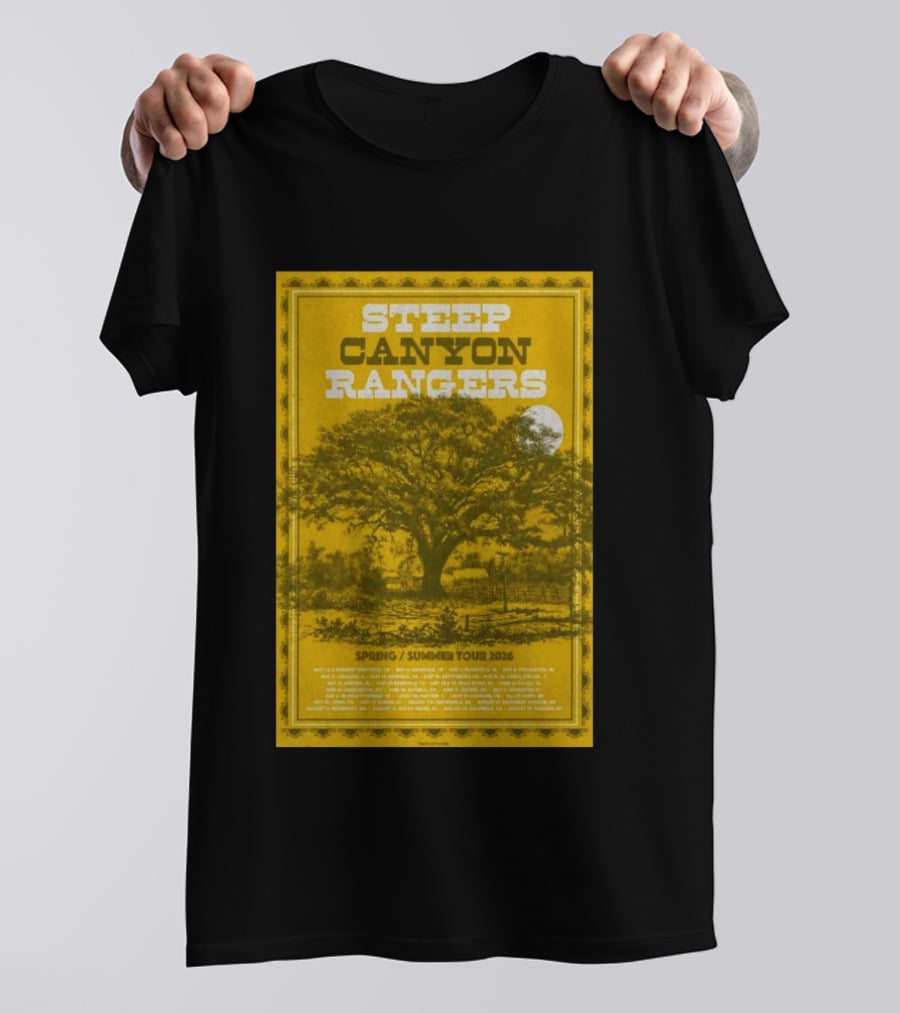 Steep Canyon Rangers Spring Summer Tour 2026 T-Shirt