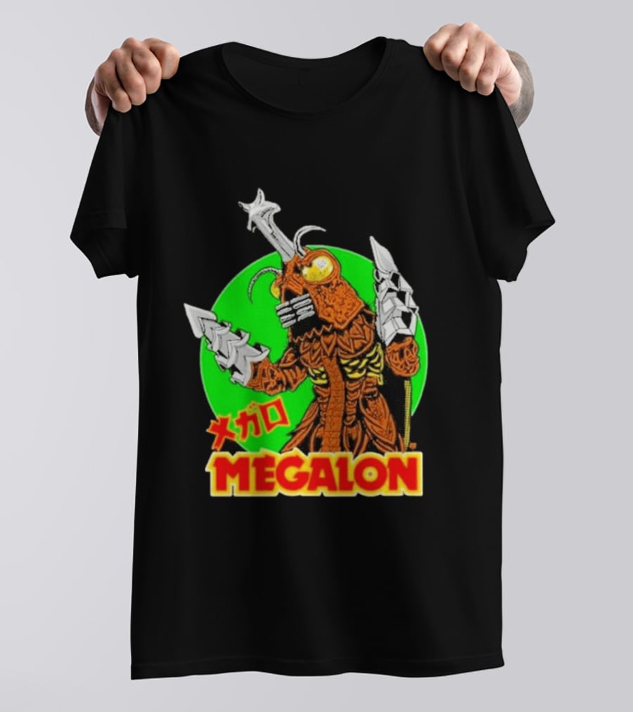 Cavitycolors Megalon Monster Kaiju Japanese Horror And Halloween T-Shirt