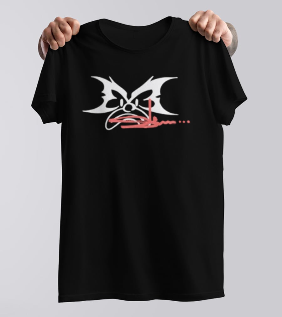 Mertra X Slawn Face 2023 White And Red T-Shirt