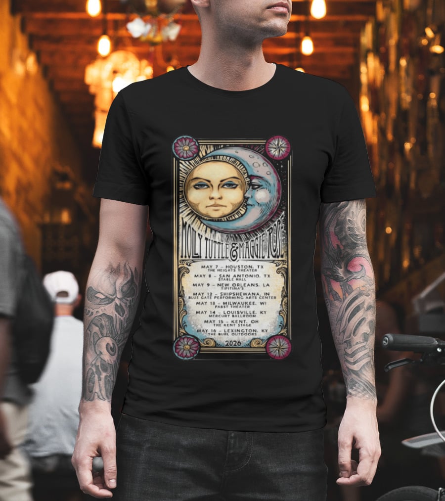 Molly Tuttle Maggie Rose Co Headline Tour 2026 Houston San Antonio New Orleans Shipshewana Milwaukee Louisville Kent Lexington T-Shirt