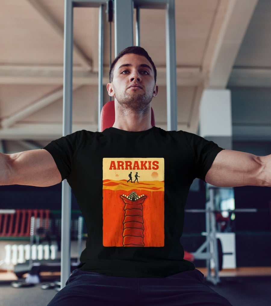 Arrakis Sandworm Apocalypse Movie Style Dune T-Shirt