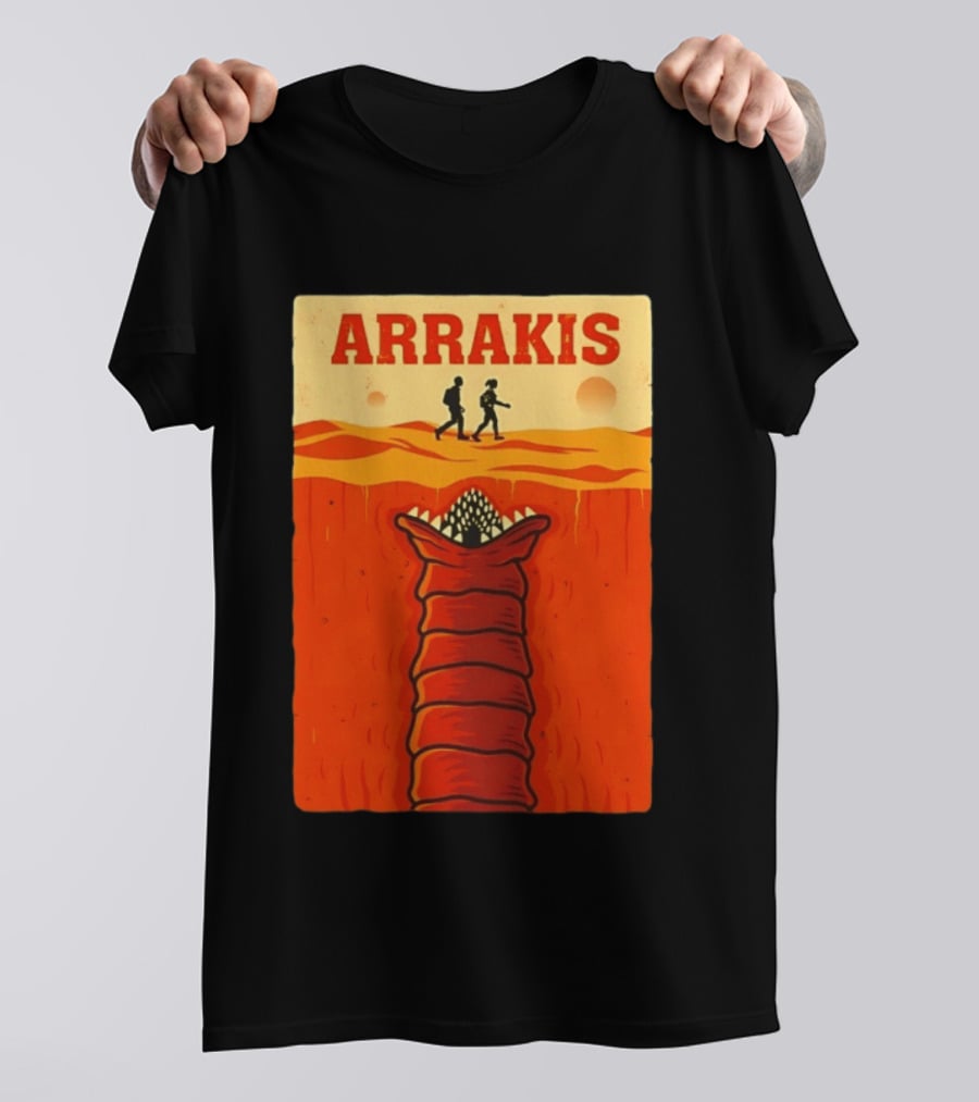 Arrakis Sandworm Apocalypse Movie Style Dune T-Shirt