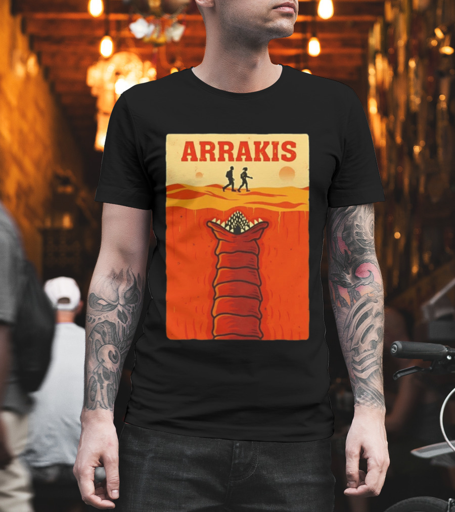 Arrakis Sandworm Apocalypse Movie Style Dune T-Shirt