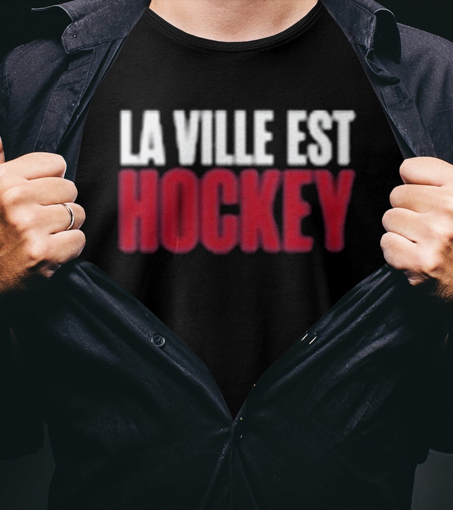 Montreal La Ville Est Hockey Enthusiast Gear T-Shirt