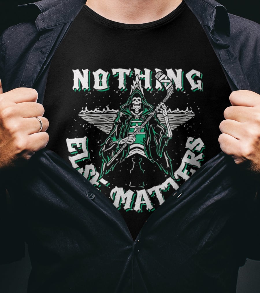 New York Jets Grim Reaper Nothing Else Matters T-Shirt