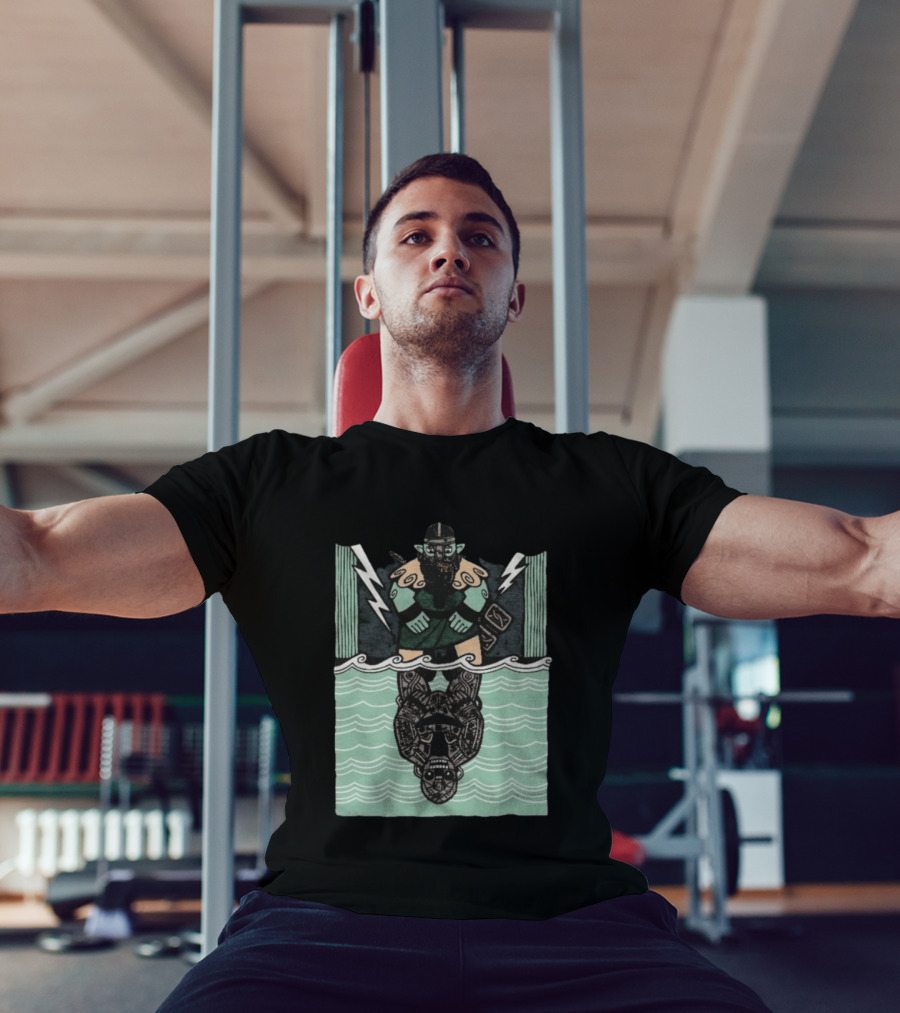 Reflections Of Tolv Norse Viking Thunder God And Mythology Reflection T-Shirt