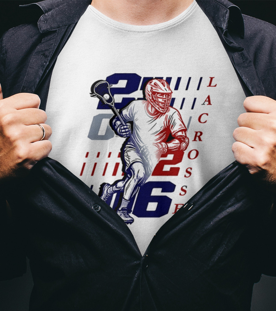 2026 Lacrosse Tournament Big Ten Championship Player Action T-Shirt