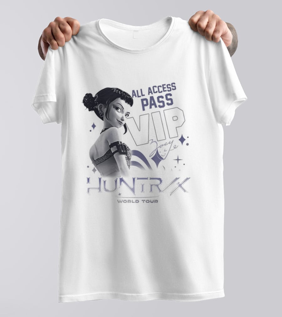 All Access Pass VIP KPop Demon Hunters Zoey T-Shirt