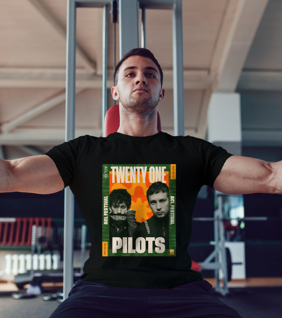 Twenty One Pilots ACL Festival October 2 4 And 9 11 2026 Event 21 Years T-Shirt