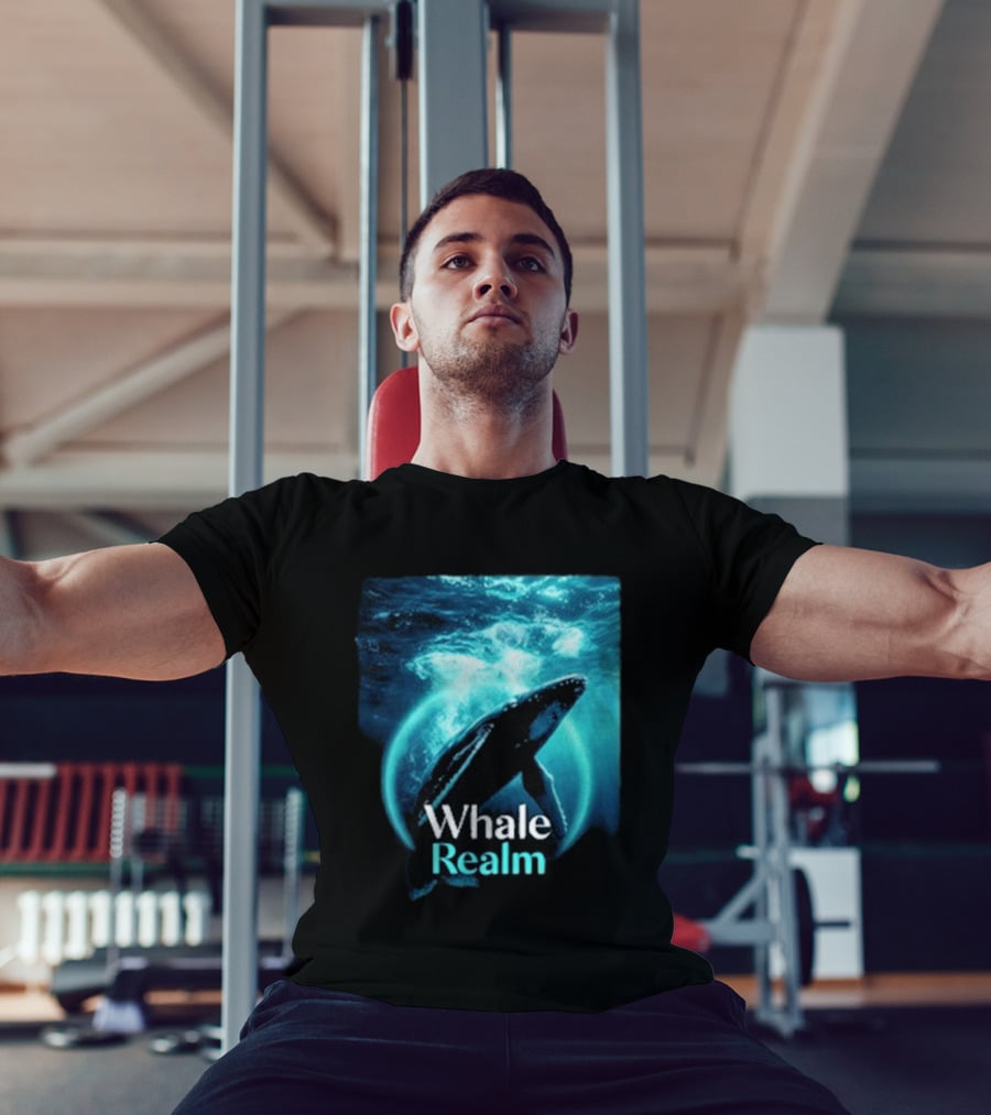 Whale Realm Cinematic Underwater Escape T-Shirt