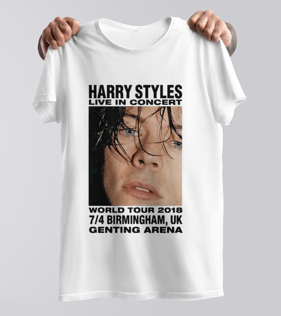 Harry Styles Live In Concert World Tour 2018 Birmingham UK Genting Arena T-Shirt