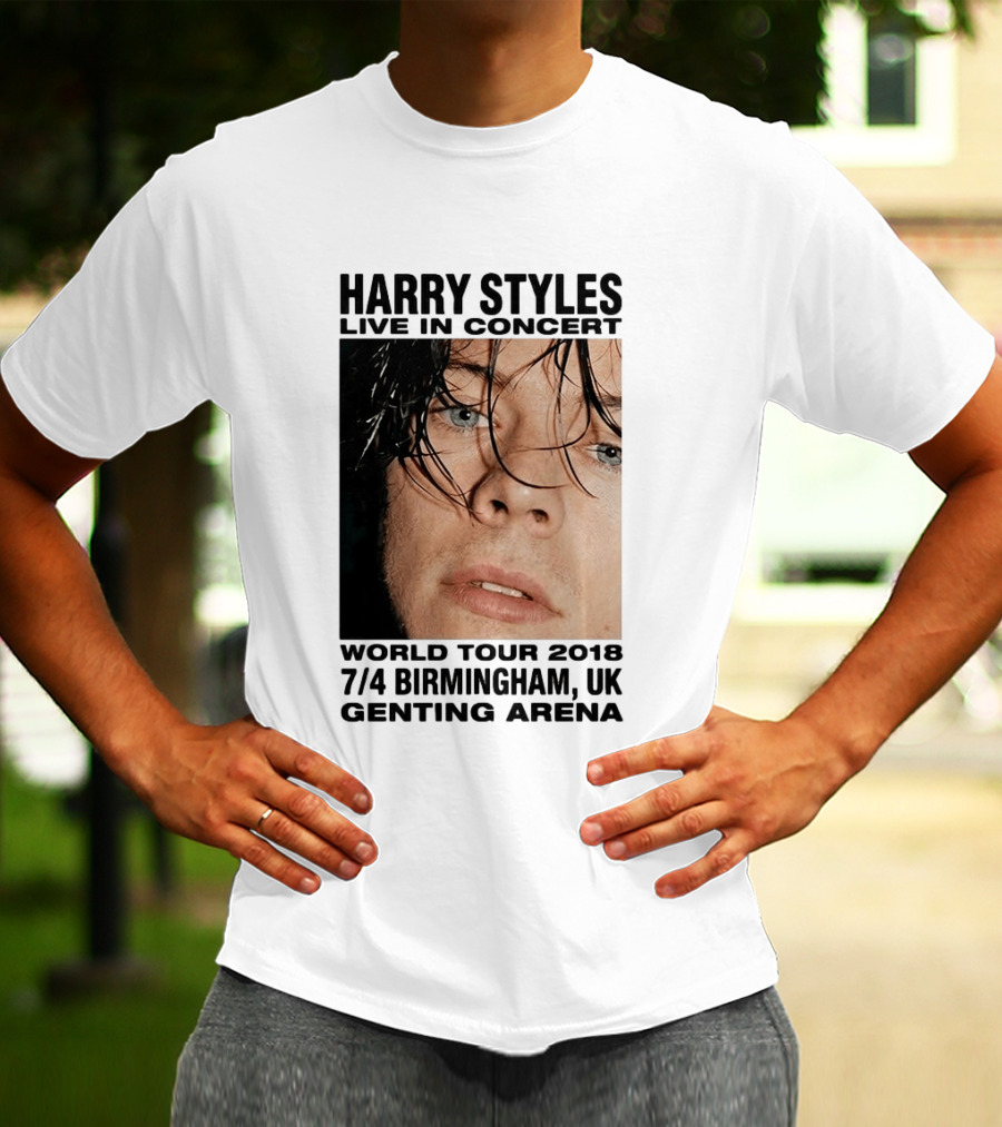 Harry Styles Live In Concert World Tour 2018 Birmingham UK Genting Arena T-Shirt
