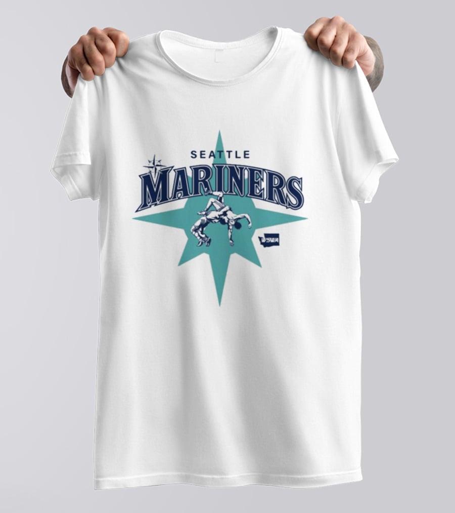 Seattle Mariners WA State Wrestling Association T-Shirt