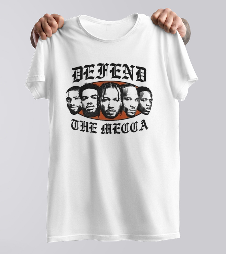 New York Knicks Defend The Mecca Basketball Team Faces T-Shirt