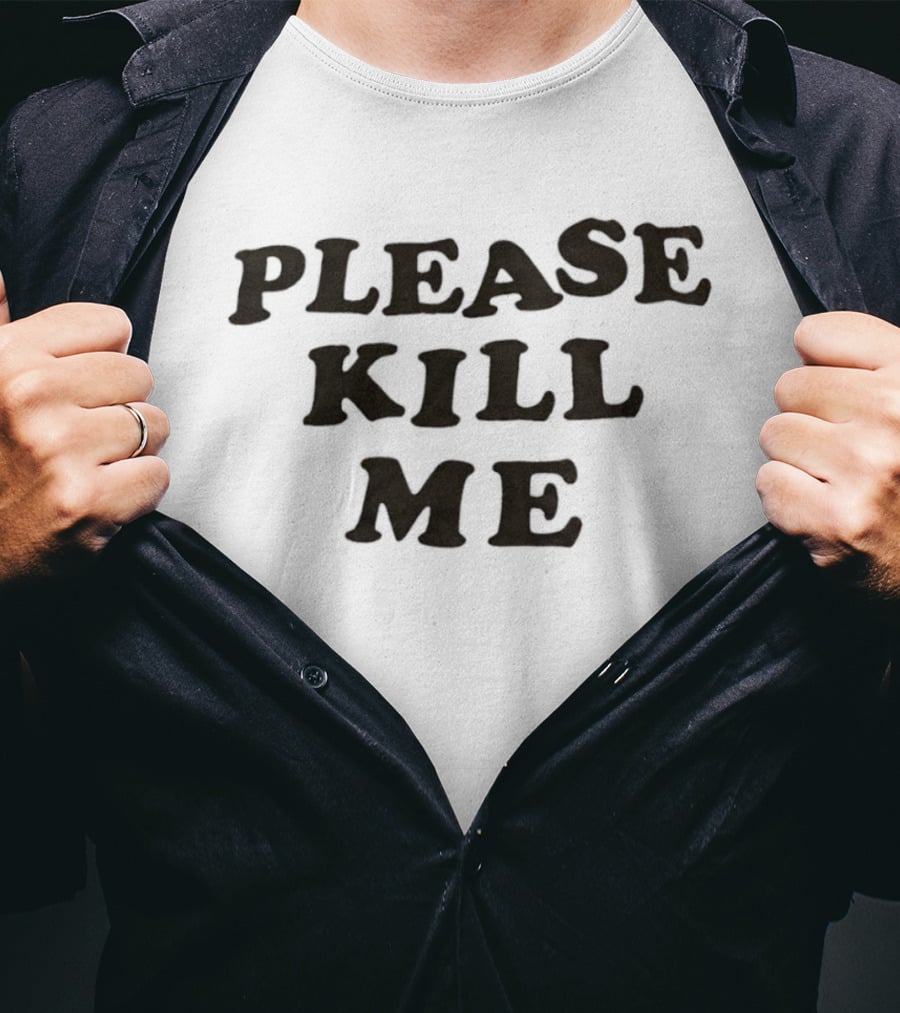 Please Kill Me Punk Rock History Book And Phrase T-Shirt