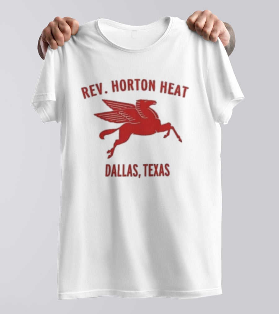 Rev. Horton Heat Dallas Texas Pegasus T-Shirt