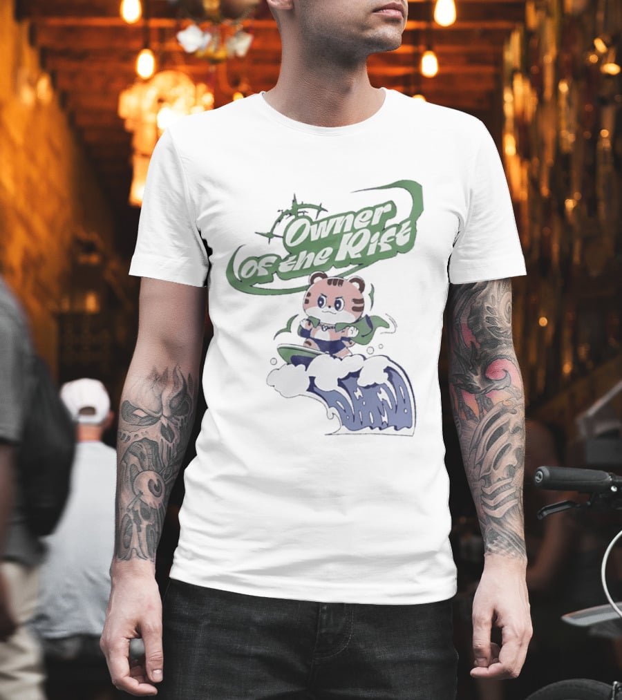 Owner Of The Waves Tiger Surfing Adventure T-Shirt