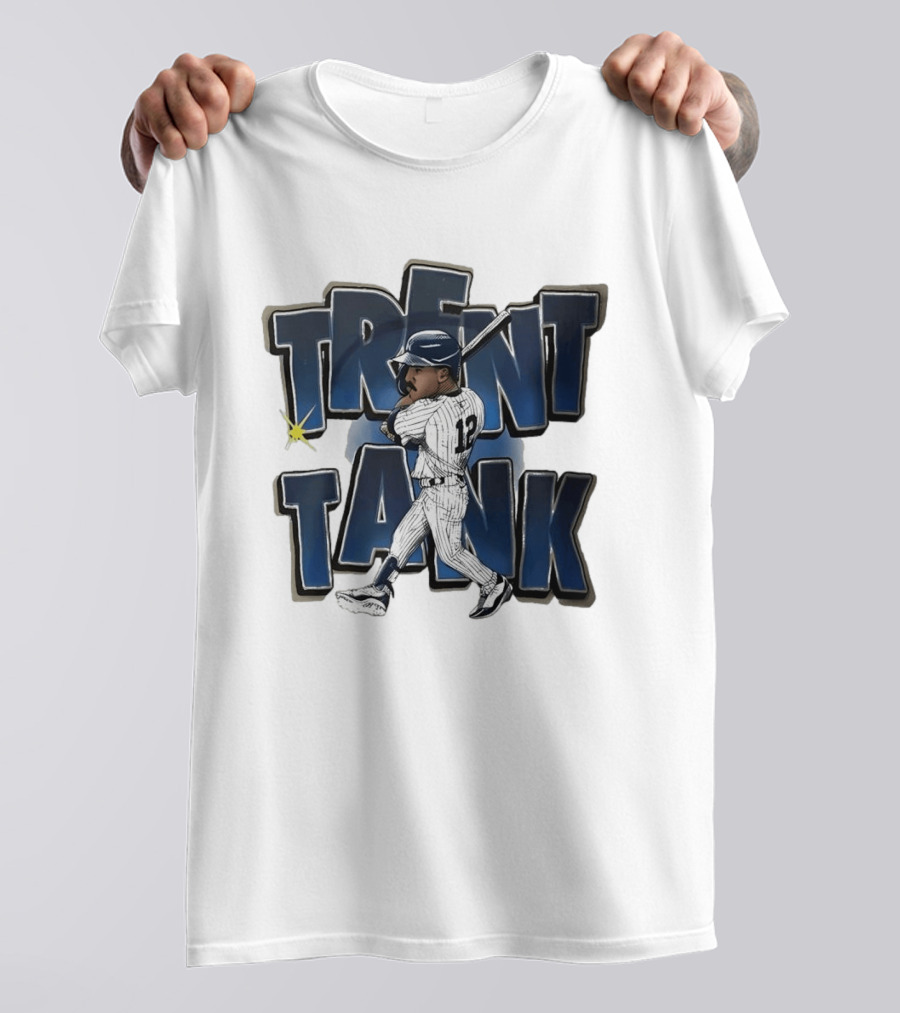 Trent Tank Baseball Homerun Player Number 12 T-Shirt