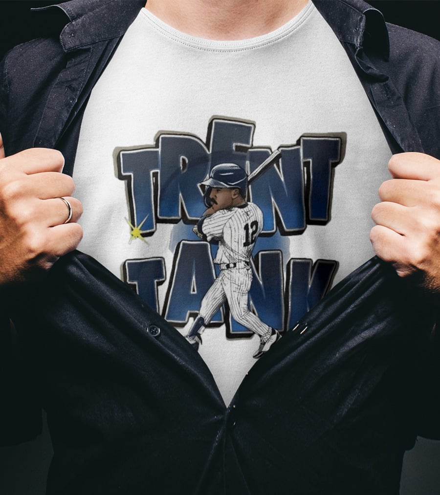 Trent Tank Baseball Homerun Player Number 12 T-Shirt