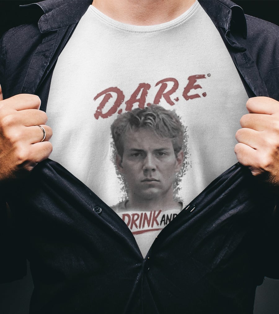 D.A.R.E. Don't Drink And Drive Ryan Phillippe Prevention Awareness T-Shirt