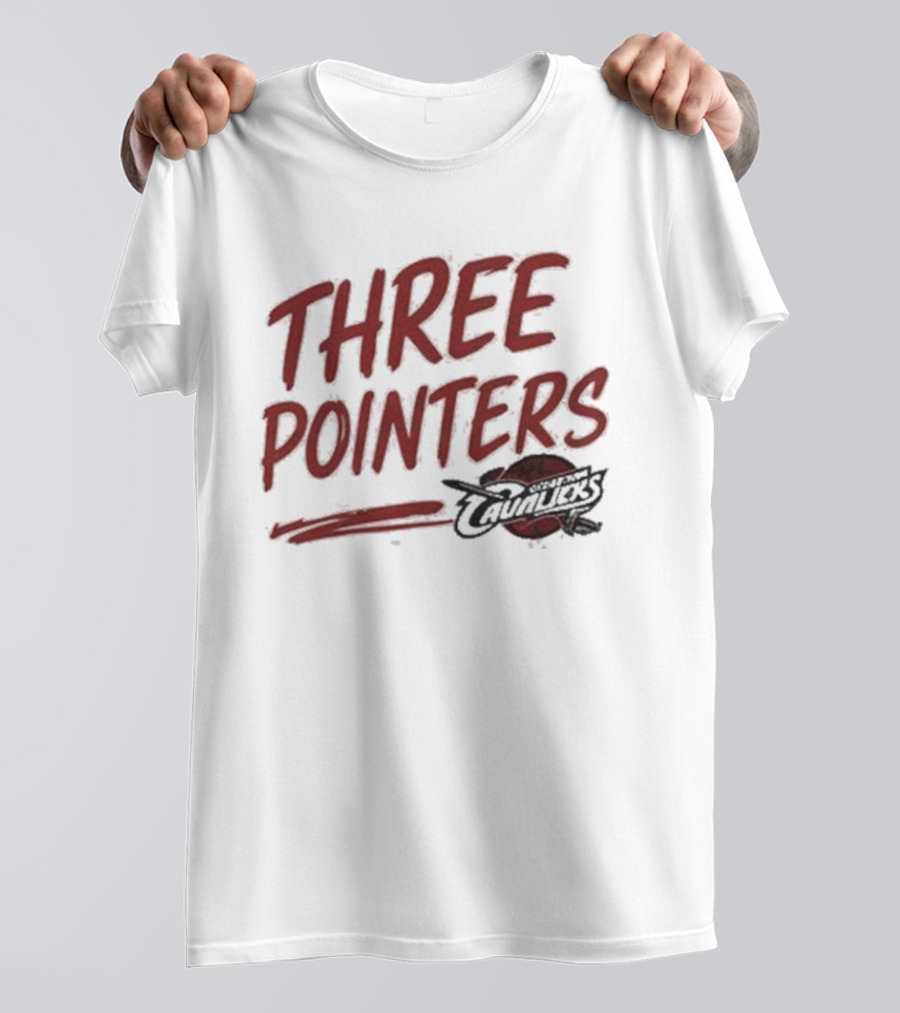 Three Pointers Cleveland Cavaliers Team T-Shirt