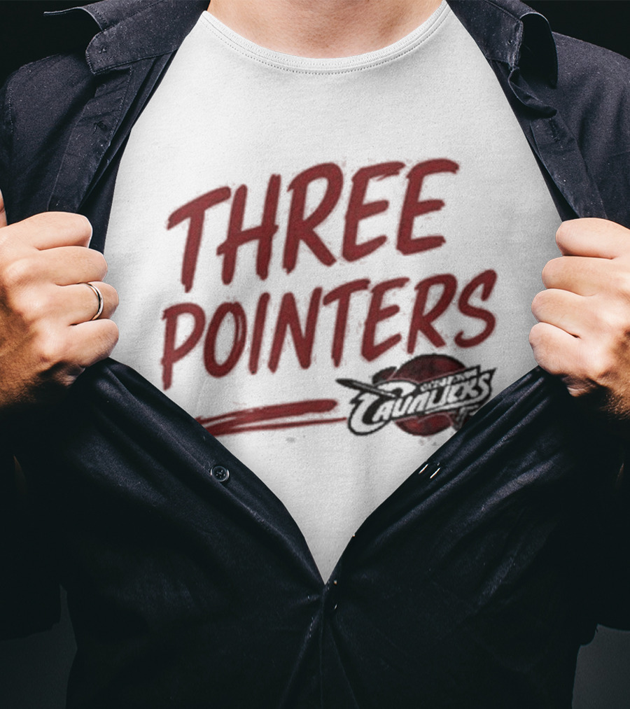 Three Pointers Cleveland Cavaliers Team T-Shirt