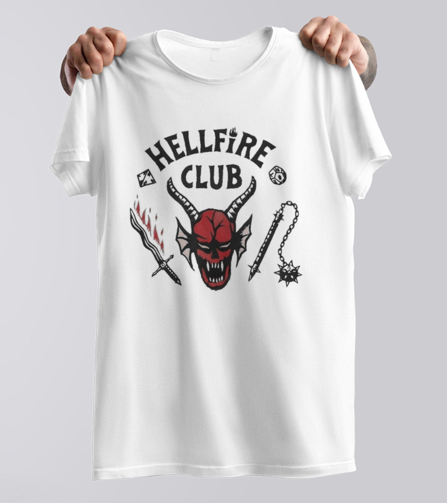 Dustin Gaten Matarazzo On Stranger Things Dustins Hellfire Club Raglan T-Shirt