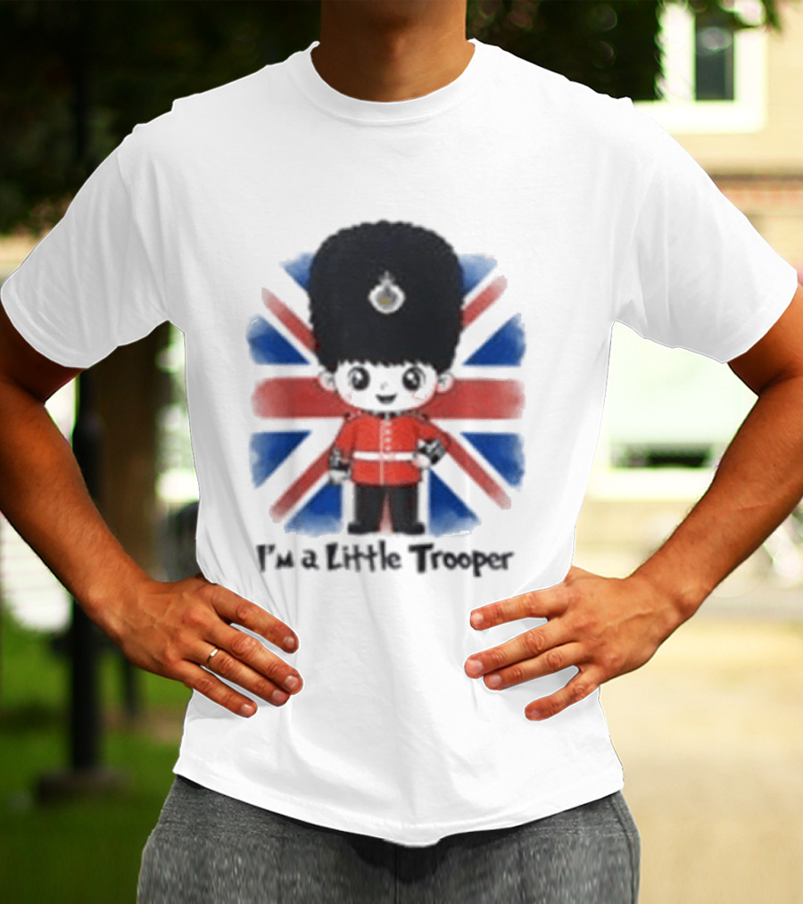 England I'm A Little Trooper British Guard With Union Jack T-Shirt