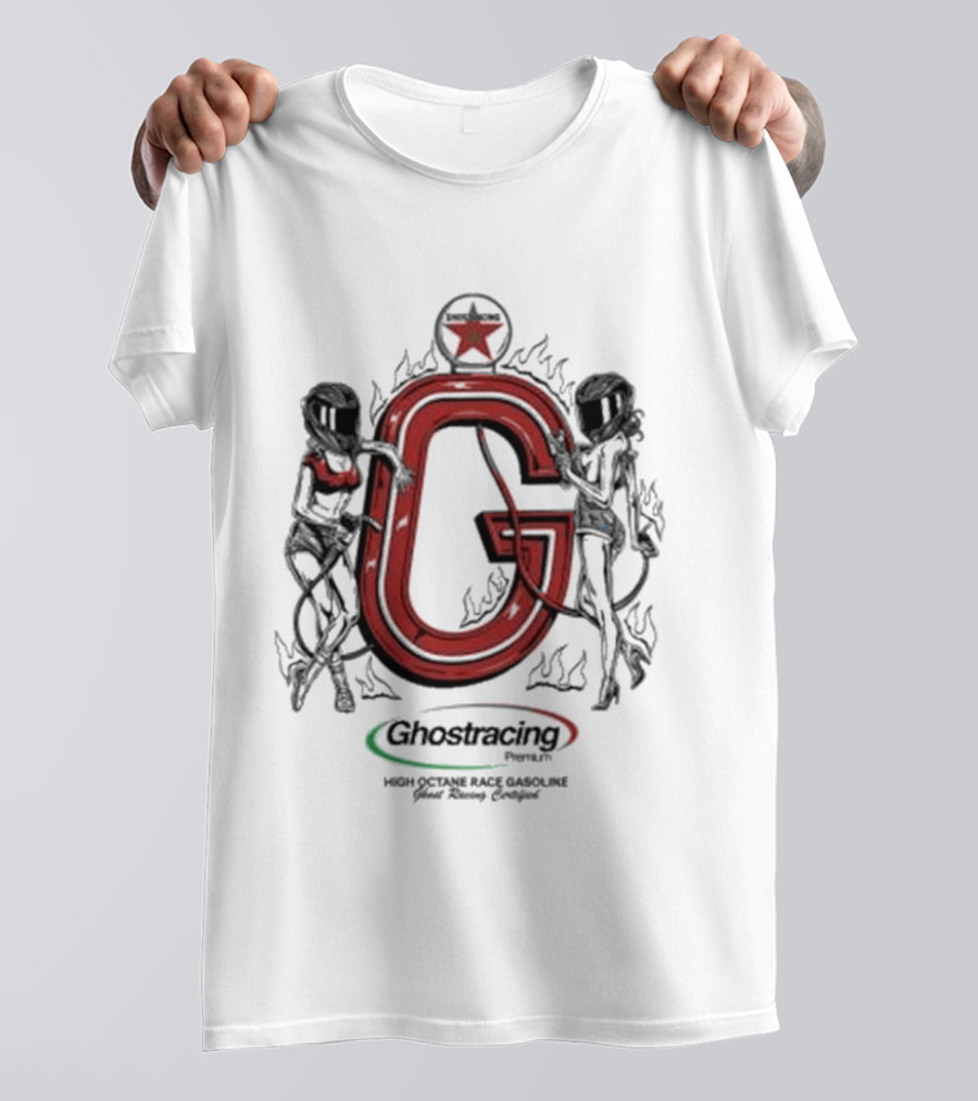 Ghost Racing High Octane Race Gasoline Pump T-Shirt
