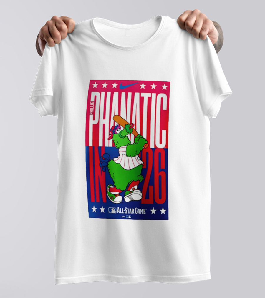 Phillie Phanatic MLB All Star Game 2026 Nike T-Shirt