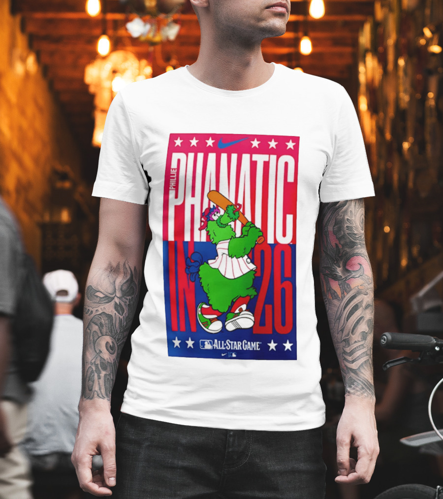 Phillie Phanatic MLB All Star Game 2026 Nike T-Shirt