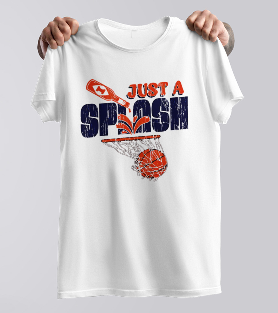 Illinois Fighting Illini Hot Ones Just A Splash Basketball T-Shirt