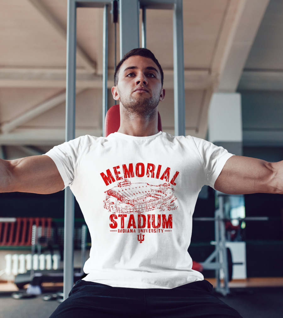 Indiana University Memorial Stadium Defend The Rock T-Shirt