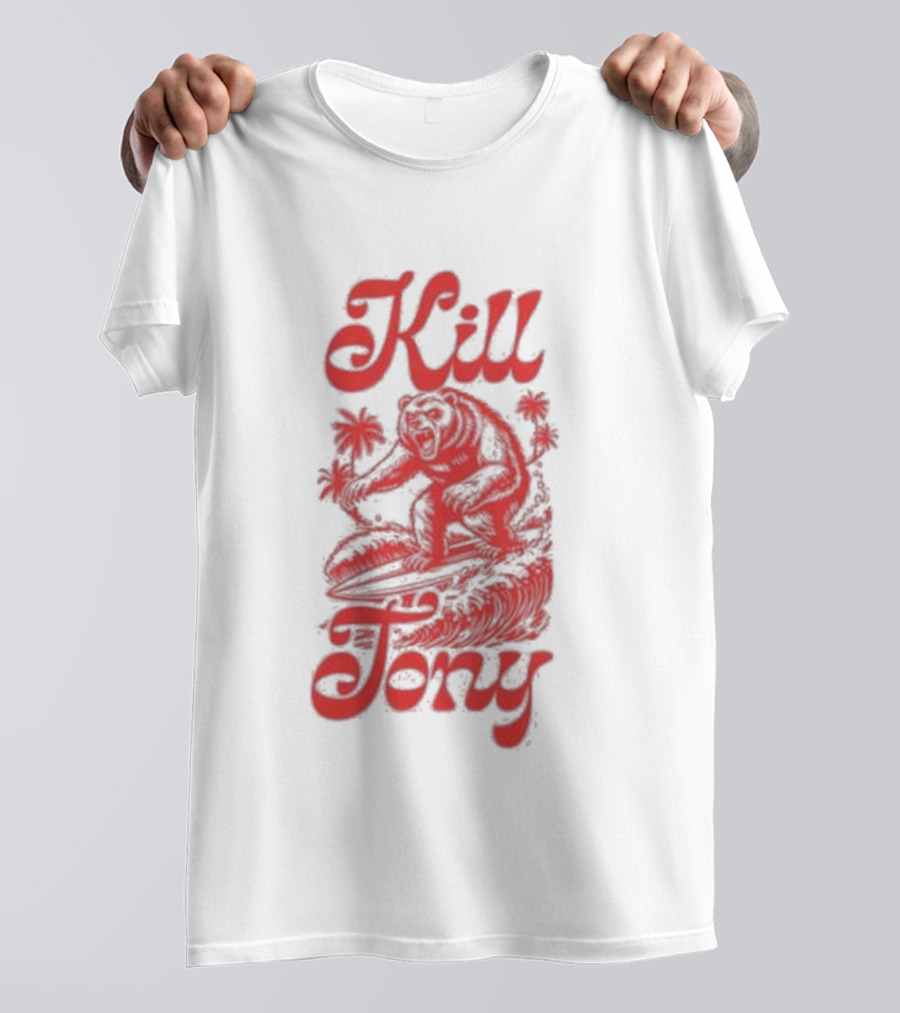 Kill Tony Surfing Bear T-Shirt