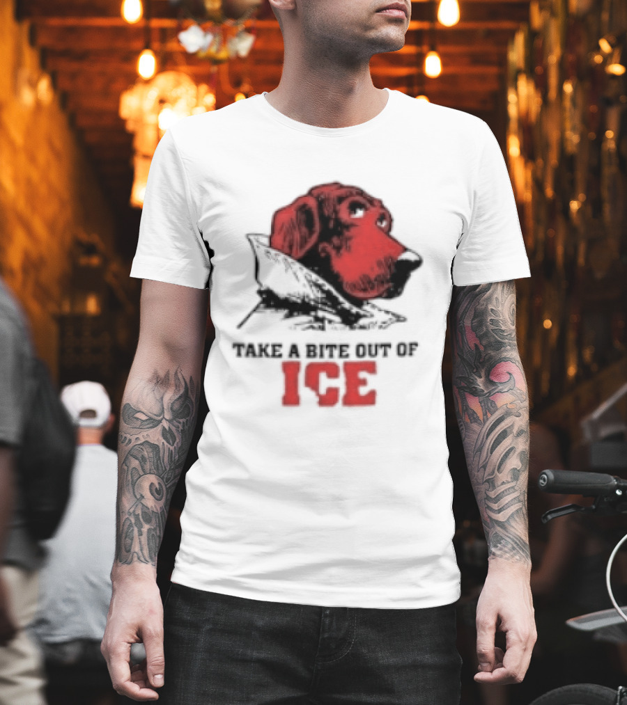 McGruff The Crime Dog Take A Bite Out Of ICE Cops Aren't Your Friend T-Shirt