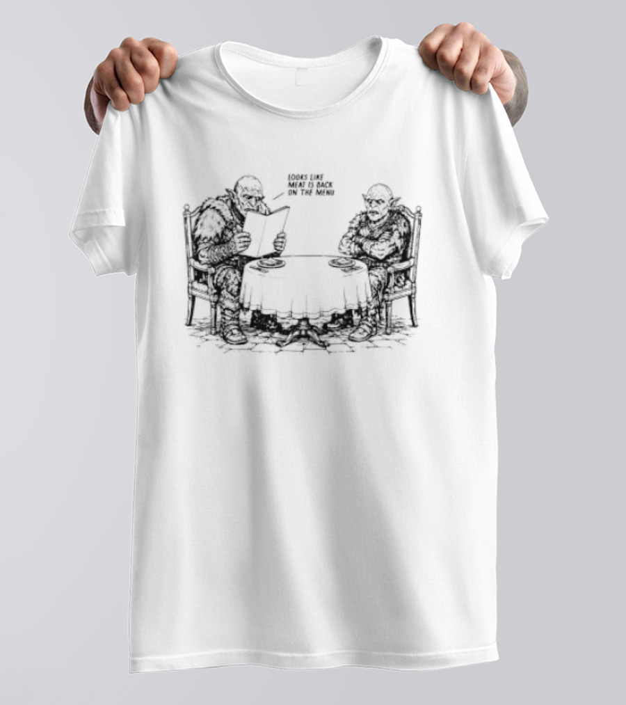 Orc Look Like Meat Is Back On The Menu Chess Players T-Shirt