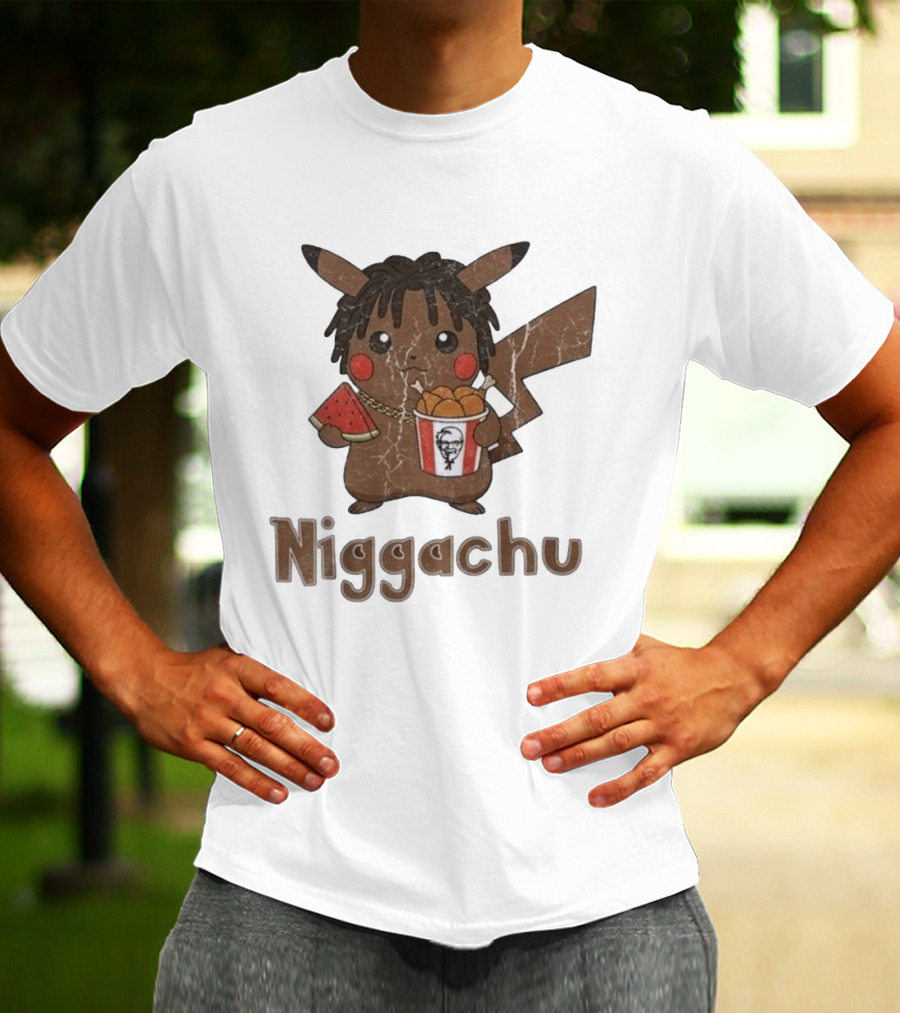 Pokemon PikaJew And Niggachu T-Shirt
