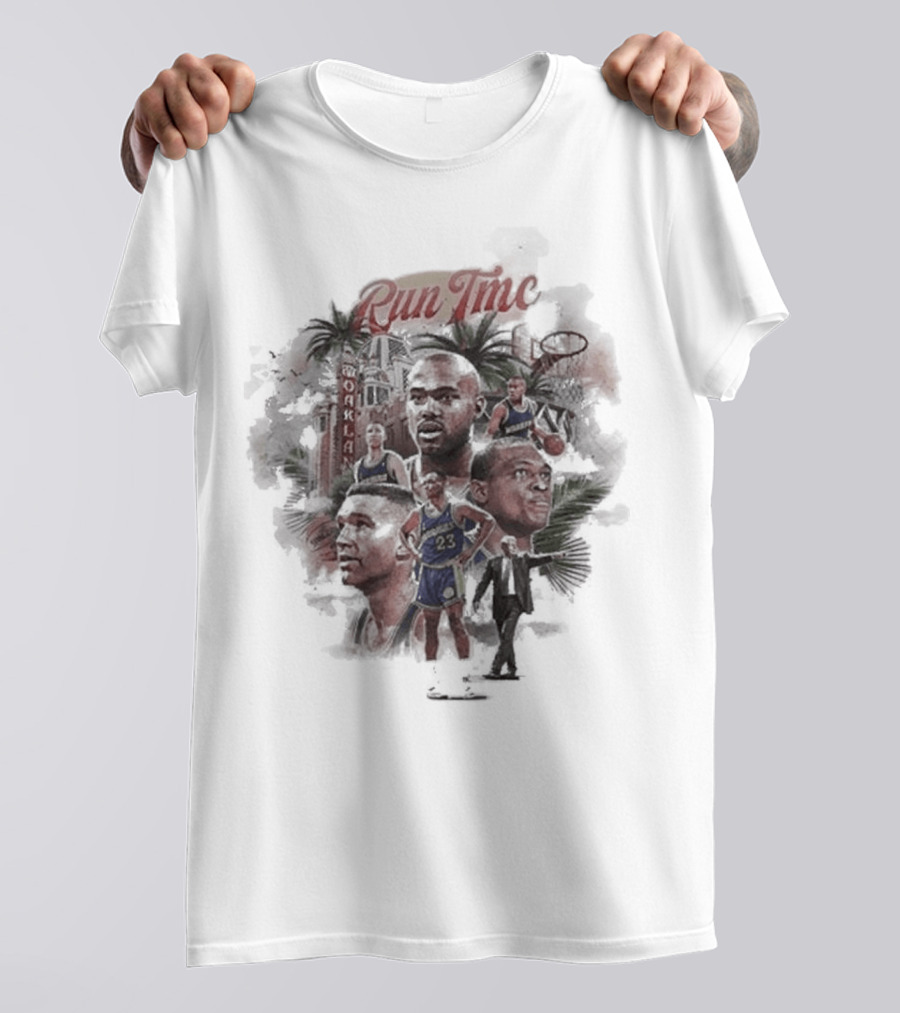 Run TMC Hardaway Richmond Mullin Golden State Warriors Don Nelson T-Shirt