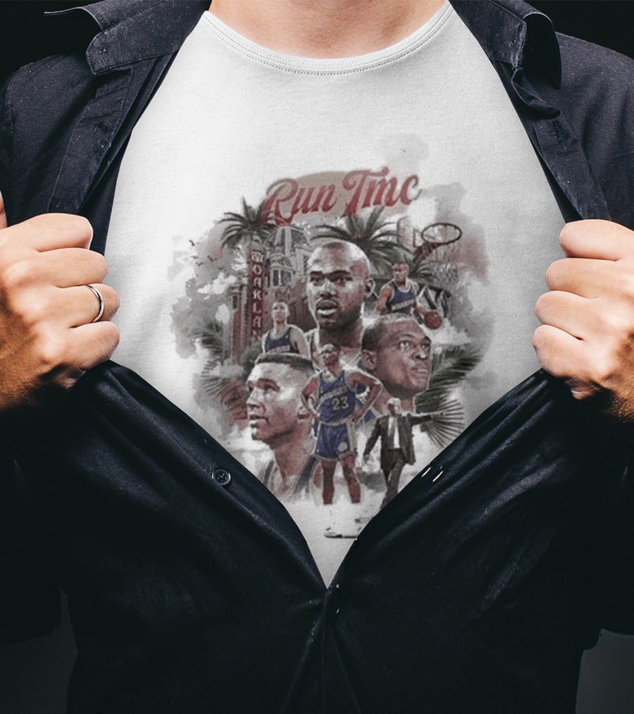 Run TMC Hardaway Richmond Mullin Golden State Warriors Don Nelson T-Shirt