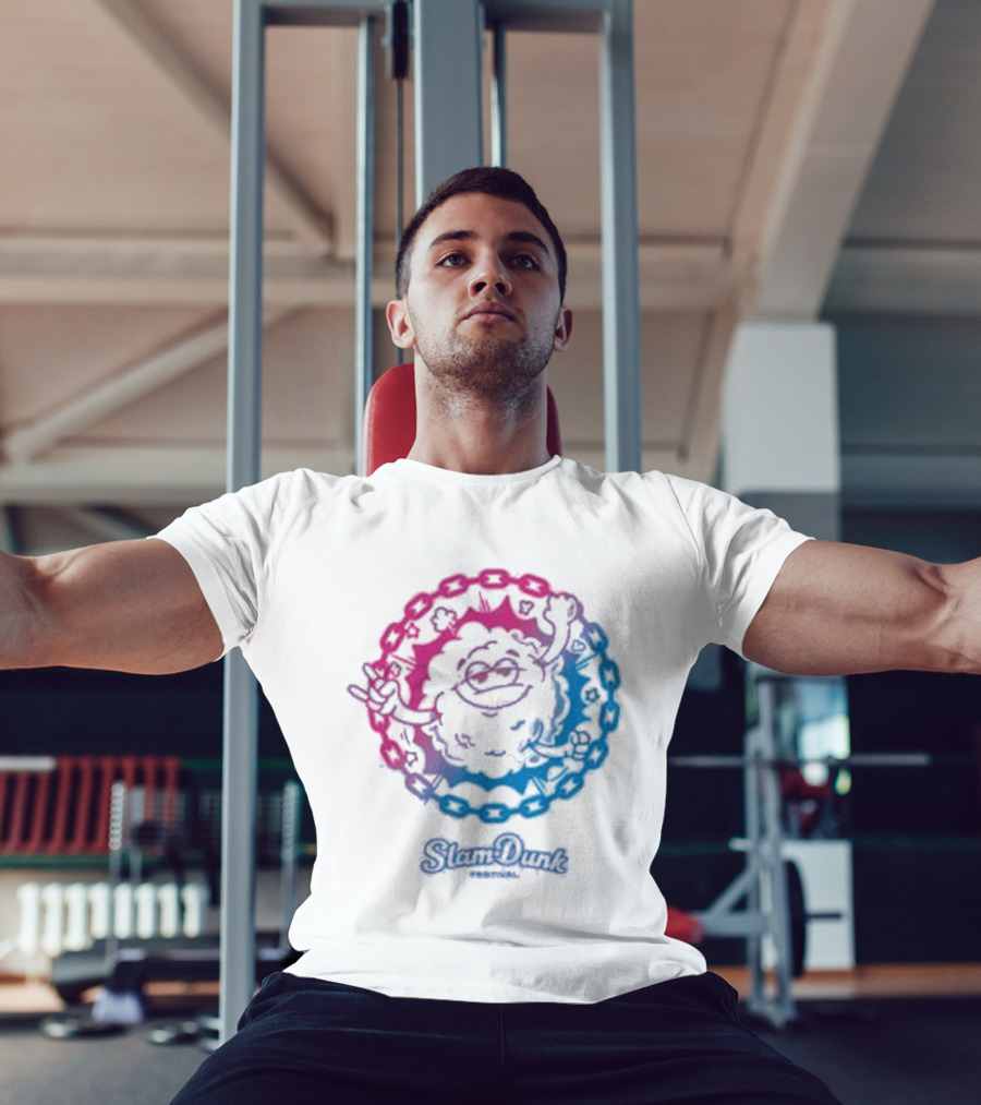 Slam Dunk World Moshy Dreamy Colorful Circle T-Shirt