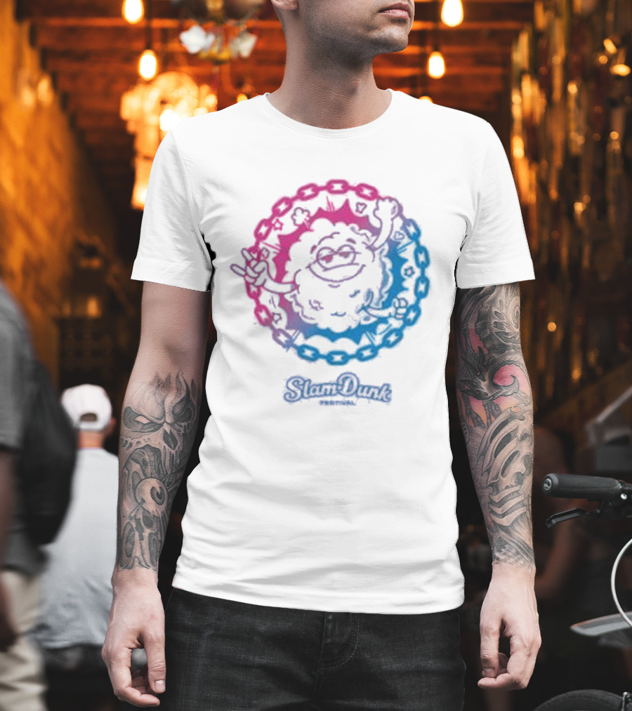 Slam Dunk World Moshy Dreamy Colorful Circle T-Shirt