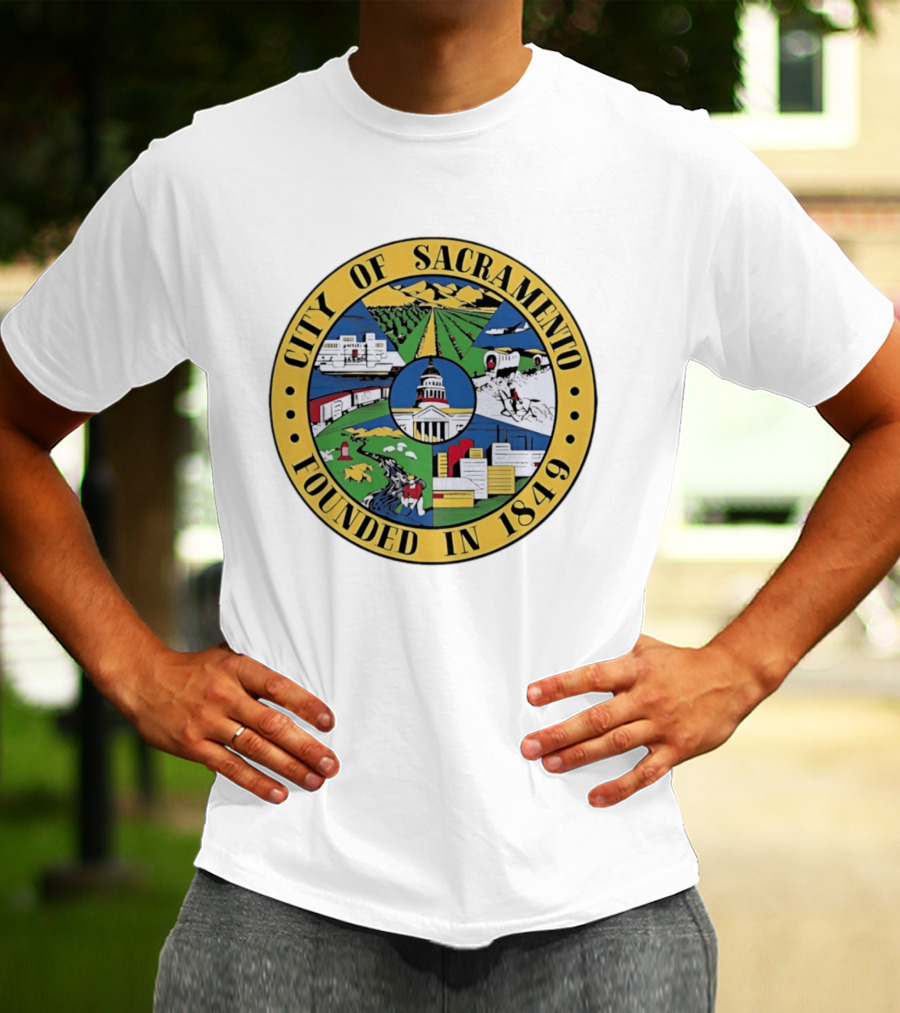 City Of Sacramento Founded In 1849 California T-Shirt