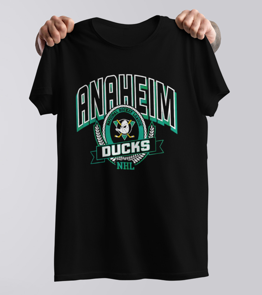 Anaheim Ducks National Hockey League Retro Emblem 2026 T-Shirt