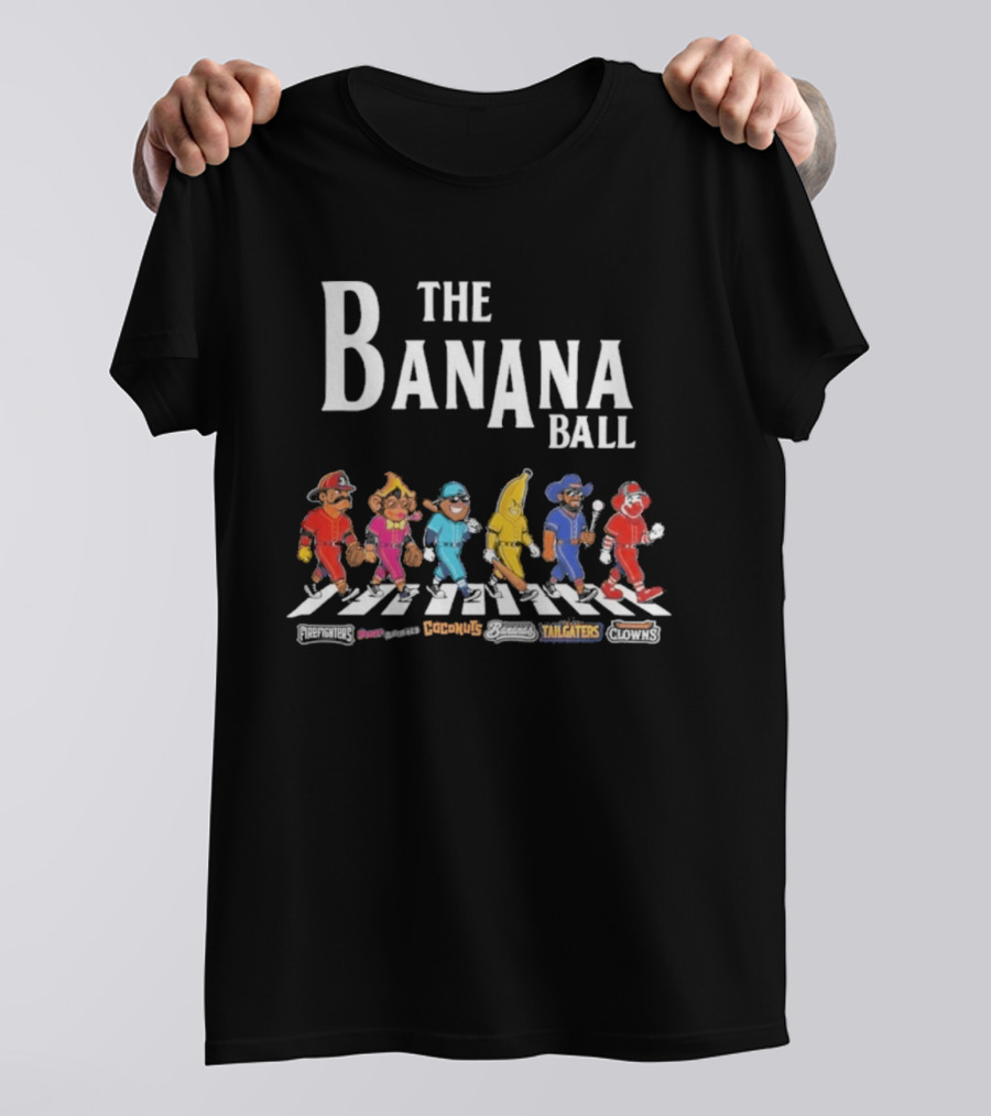 The Banana Ball Walk Abbey Road Cereal Killers Cocoanuts Fruit Batters Tailgaters Players T-Shirt